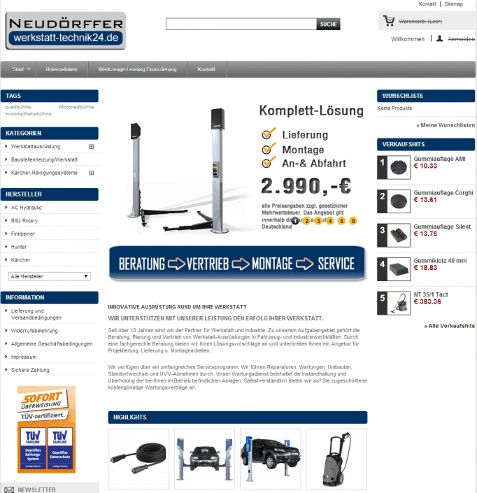werkstatt-technik24.de | Online-Shop Optimierung, Consulting werkstatt-technik24.de-Online-Shop Optimierung, Consulting